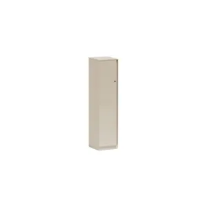Great Openings 18"L Single Locker - for Jacket, Shoes - Overall Size 65.9" x 18" - Beige - Metal