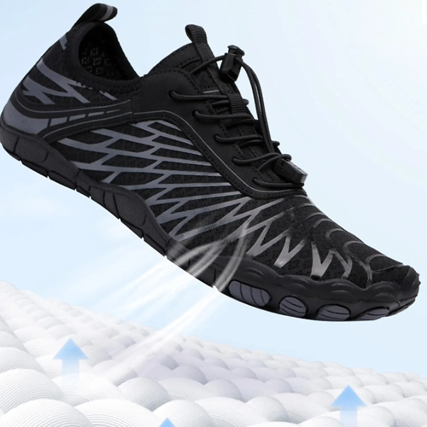Grounded Footwear Barefoot Shoes Women&Men Hike Shoes Footwear Barefoot Womens Neuropathy Non-Slip Outdoor Hiking Shoe Women Water Wide Toe Box SneakersDiabetic Shoe Beach Surf Walk Yoga Walking
