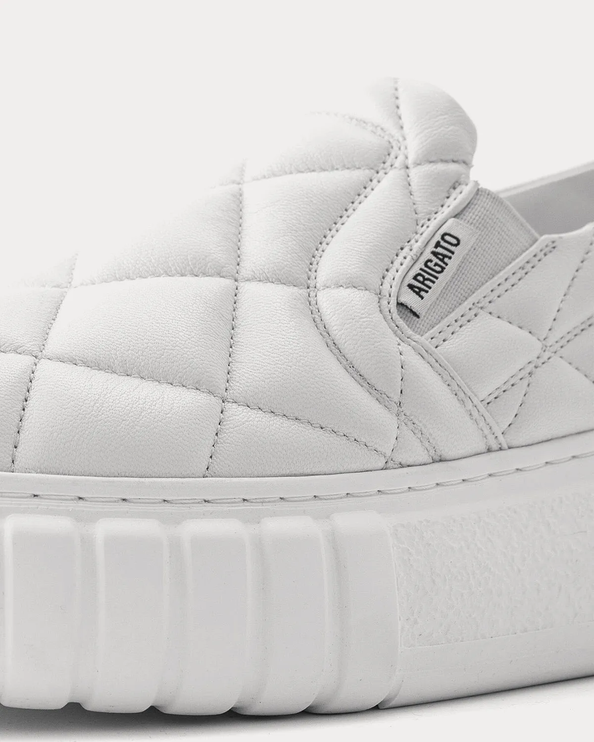 Haze White Slip On Sneakers