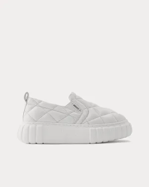 Haze White Slip On Sneakers