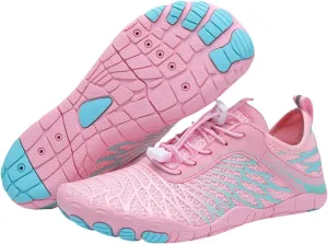 Hike Barefoot Shoes for Women Men, Waterproof Trail Running Footwear, Healthy & Non Slip Barefoot Shoes, Breathable for Beach, Pool, Aqua Swim, Surf