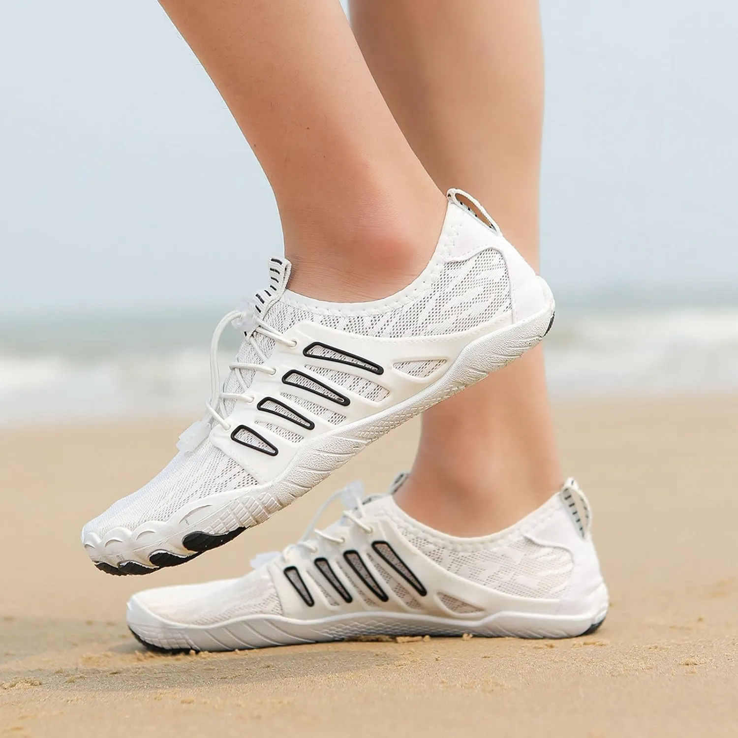 Hiking Footwear Barefoot Shoes for Women Men, Pro Water with Wide Toe Box, Non Slip Breathable Zero Drop Hiking, Walking, Beach, Grounded Comfort Wear Neuropathy Shoes, Travel Outdoor Activities