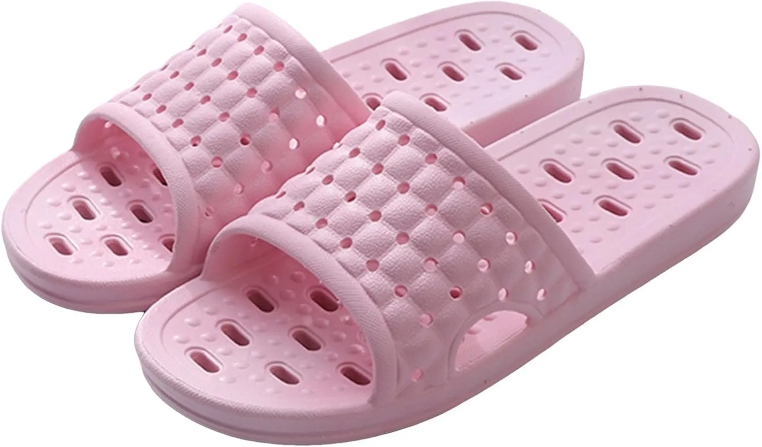 Indoor Slippers Shower Shoes with Drainage Holes House Slippers Cushioned Thick Sole Sandals for Indoor and Outdoor