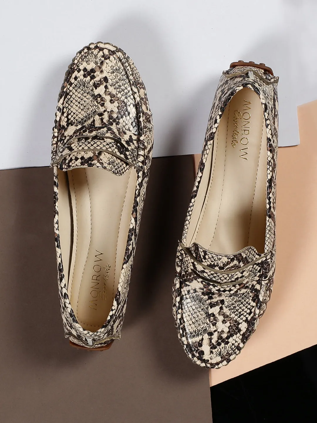 Irene Beige Loafers