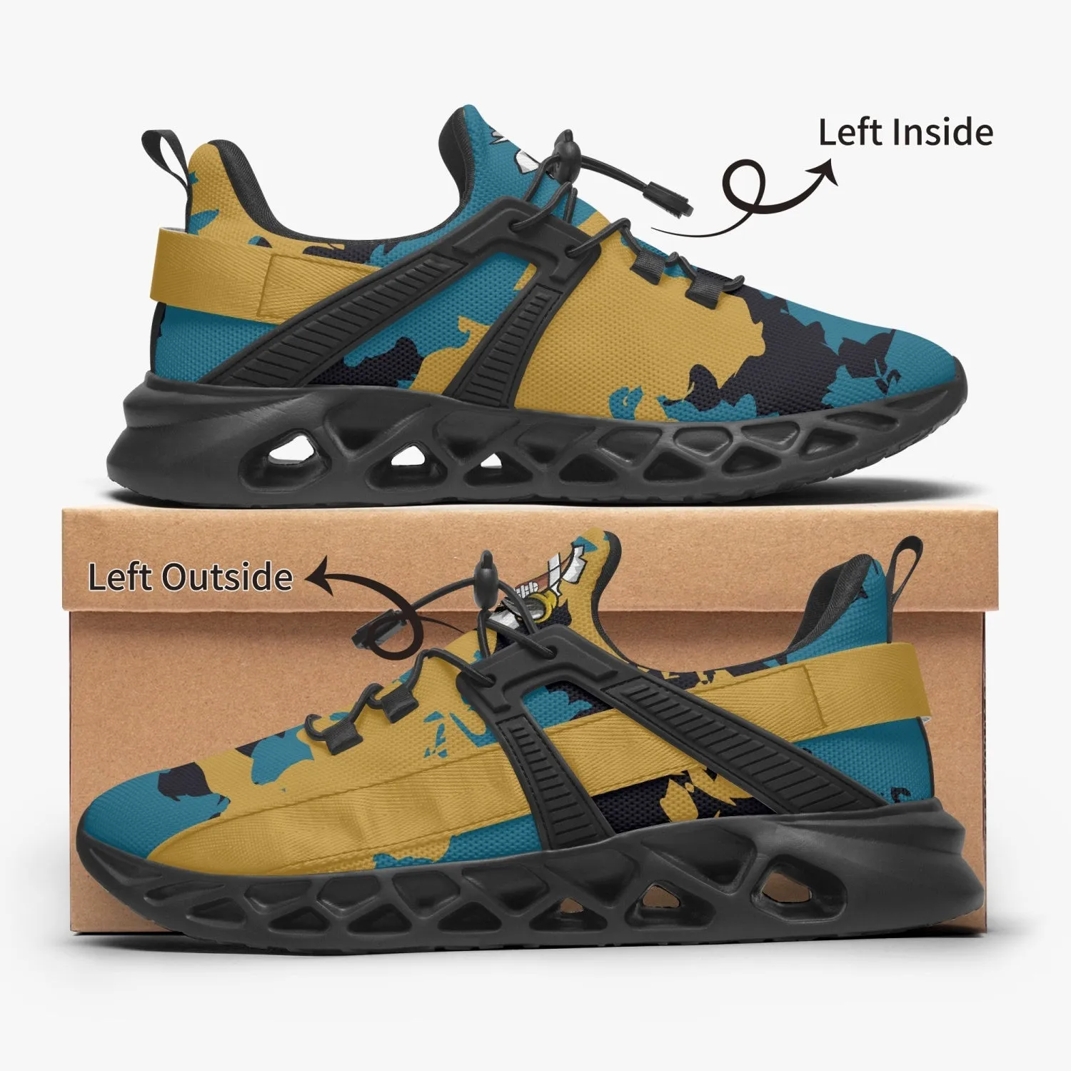 Kicxs JAC Camo Mesh Running Shoes