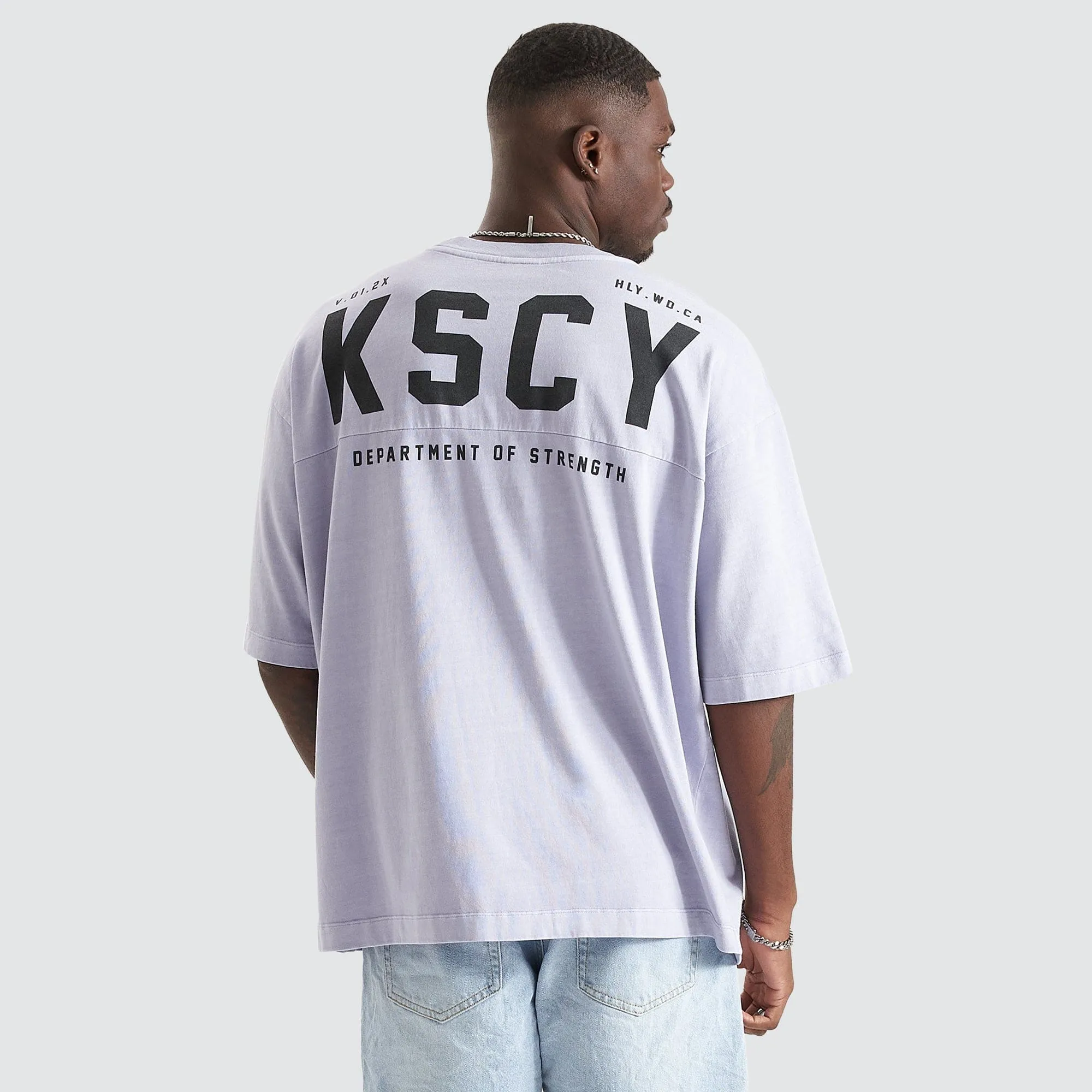 Kiss Chacey Legitimate Extra Oversized Tee- Pigment Cosmic Sky