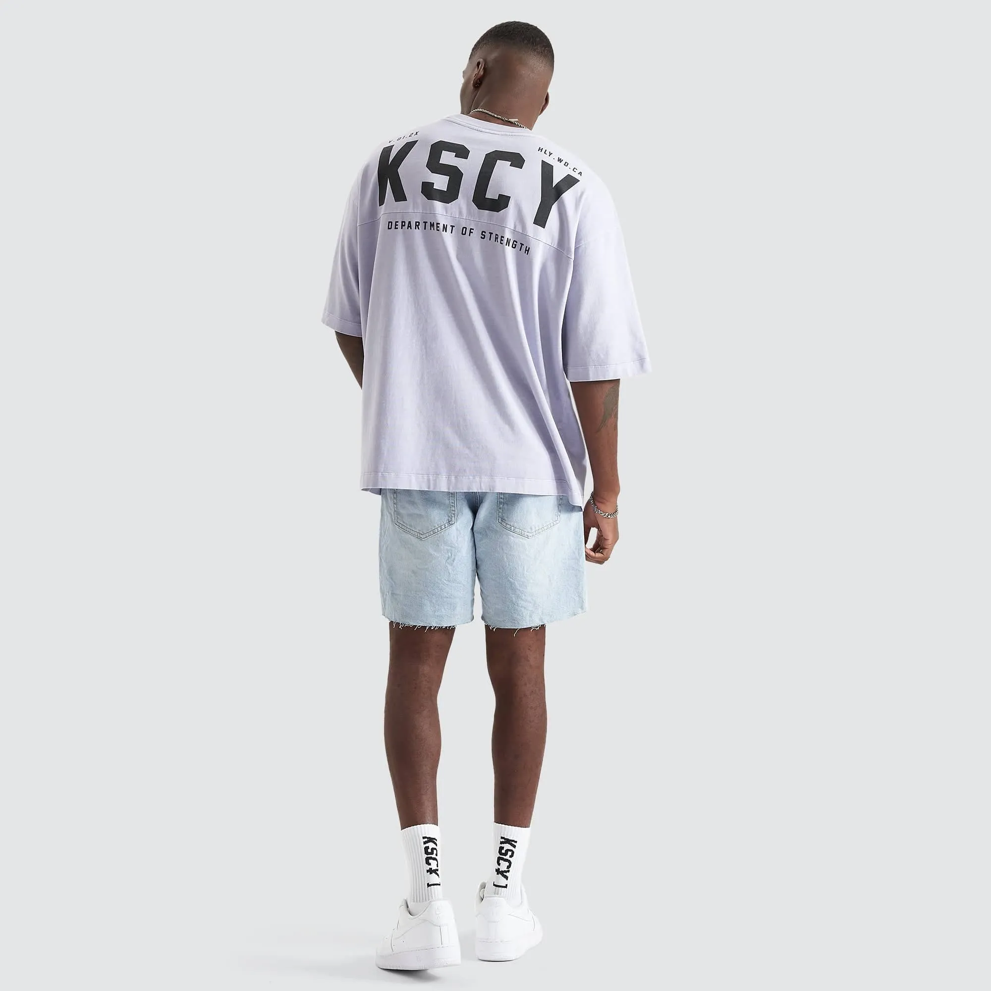 Kiss Chacey Legitimate Extra Oversized Tee- Pigment Cosmic Sky