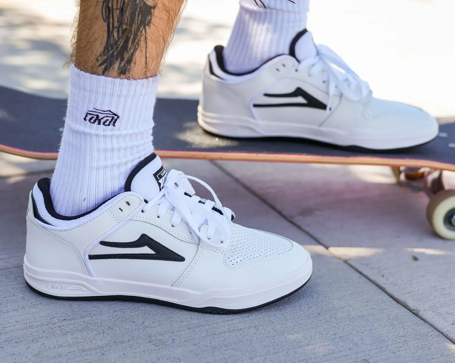 Lakai Mens Telford Low Skateboarding Shoe