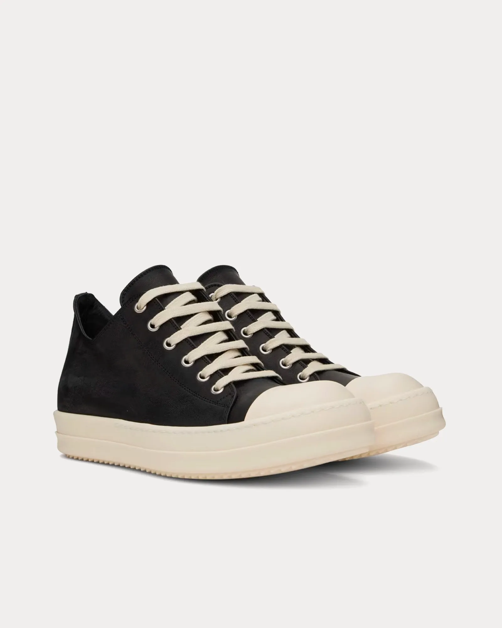 Leather Black / Milk Low Top Sneakers