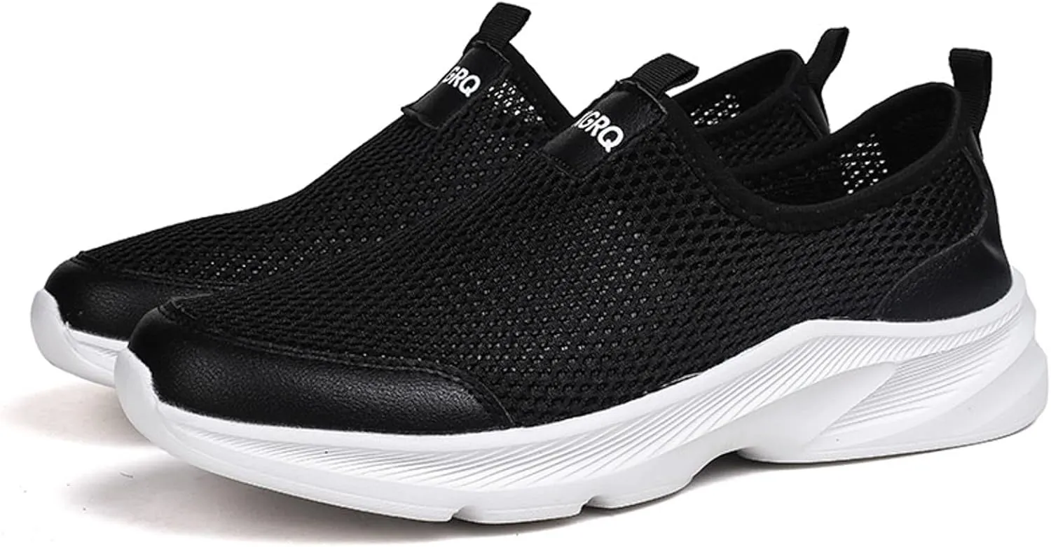 Memory Foam Versatile Shoes for Men Breathable Casual Comfortable Walking Sneaker Soft Flat Soled Elderly Shoes
