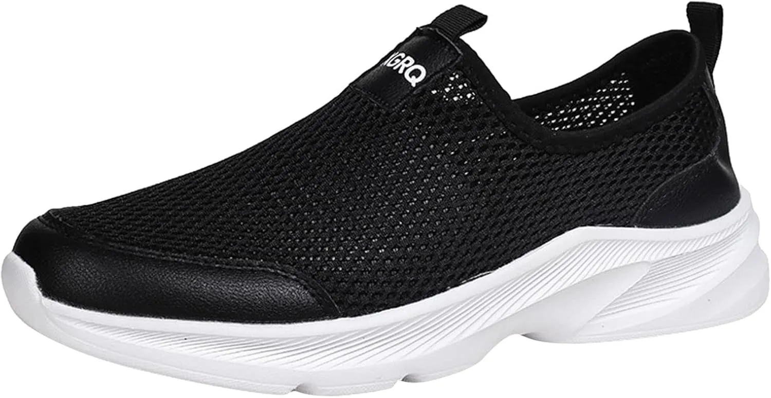 Memory Foam Versatile Shoes for Men Breathable Casual Comfortable Walking Sneaker Soft Flat Soled Elderly Shoes