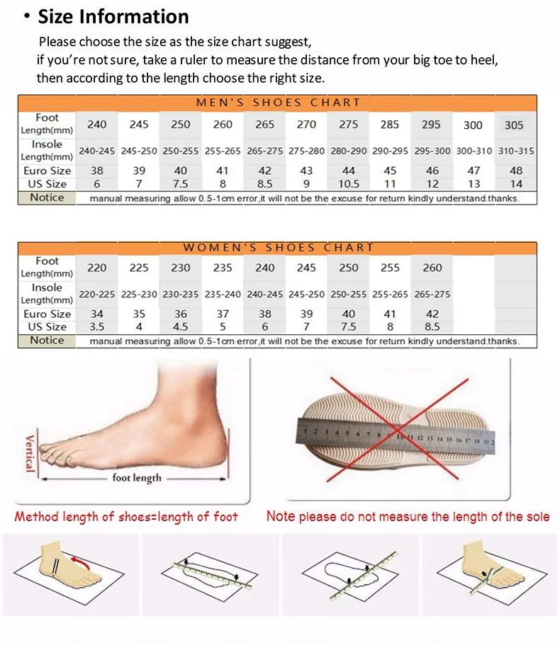 Men and Women Summer Running Shoes