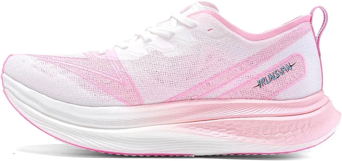 Men's and Women's Running Shoes  Lightweight Cushioned Sneakers with Peprax Full-Length Carbon Plate, Arch Support, Enhanced Traction for Training & Commuting