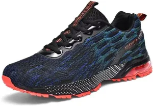 Men's Athletic Air Walking Shoes Workout Shock Absorbing Non Slip Running Shoes for Men Cushioned Sneakers
