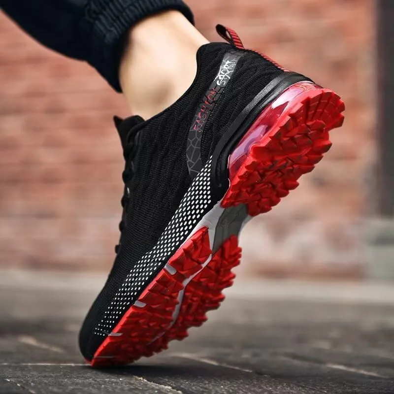 Men's Athletic Air Walking Shoes Workout Shock Absorbing Non Slip Running Shoes for Men Cushioned Sneakers