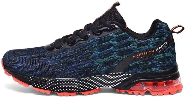 Men's Athletic Air Walking Shoes Workout Shock Absorbing Non Slip Running Shoes for Men Cushioned Sneakers