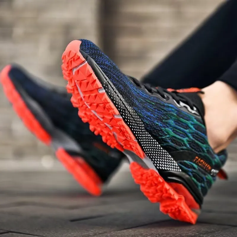 Men's Athletic Air Walking Shoes Workout Shock Absorbing Non Slip Running Shoes for Men Cushioned Sneakers