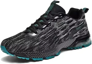 Men's Athletic Air Walking Shoes Workout Shock Absorbing Non Slip Running Shoes for Men Cushioned Sneakers