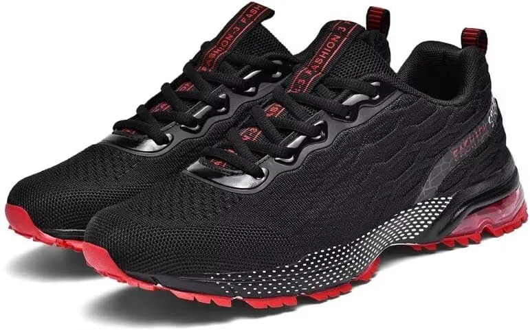 Men's Athletic Air Walking Shoes Workout Shock Absorbing Non Slip Running Shoes for Men Cushioned Sneakers