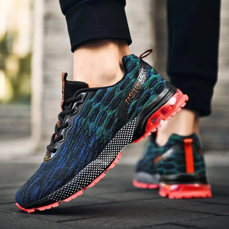 Men's Athletic Air Walking Shoes Workout Shock Absorbing Non Slip Running Shoes for Men Cushioned Sneakers