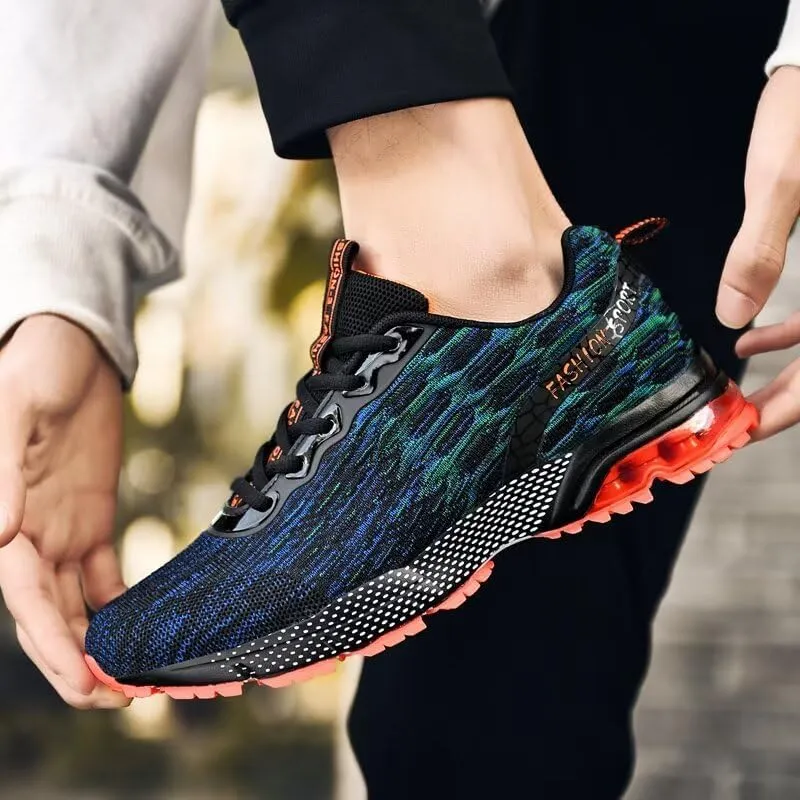 Men's Athletic Air Walking Shoes Workout Shock Absorbing Non Slip Running Shoes for Men Cushioned Sneakers
