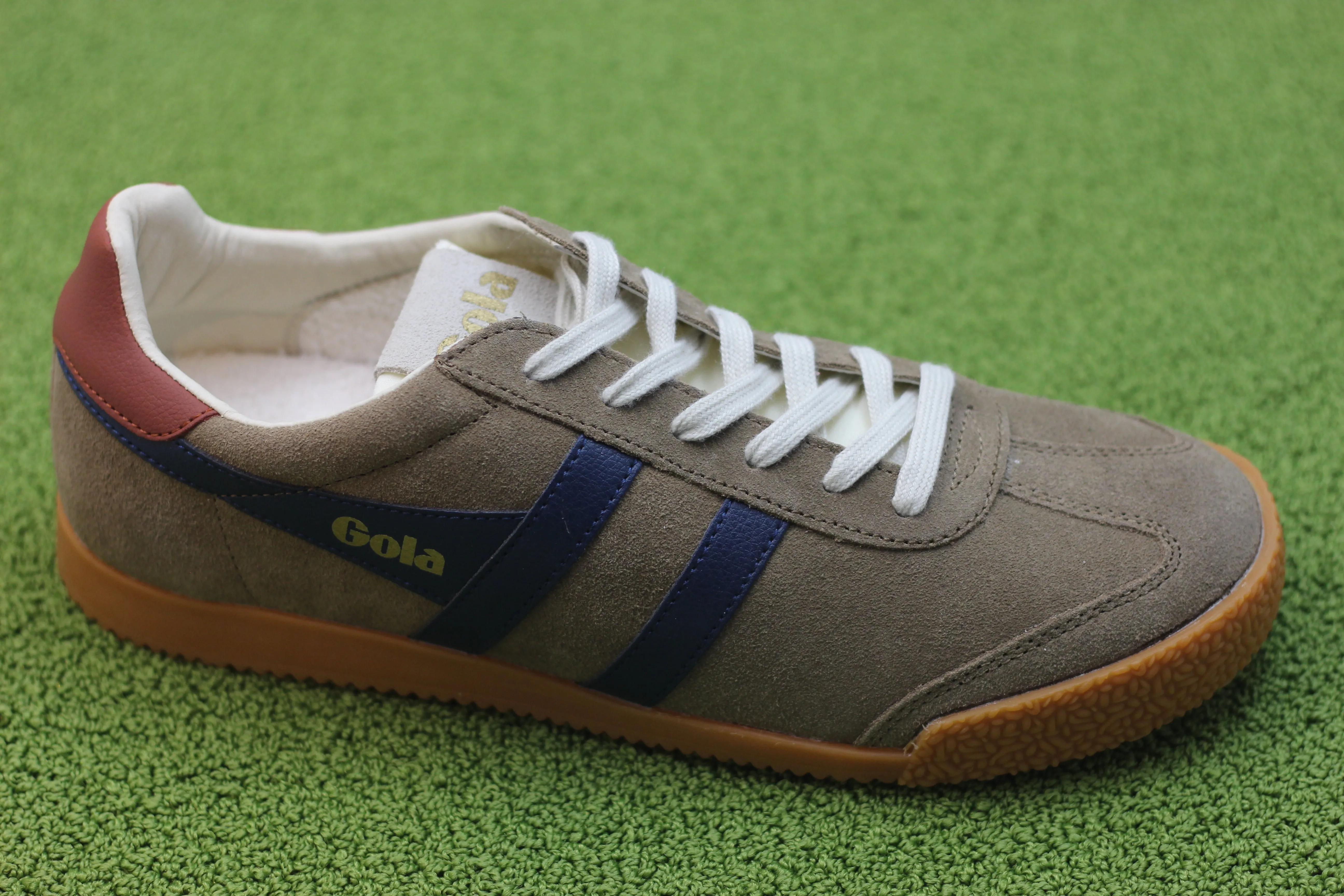 Men's Elan Sneaker  - Tobacco/Navy Suede/Leather