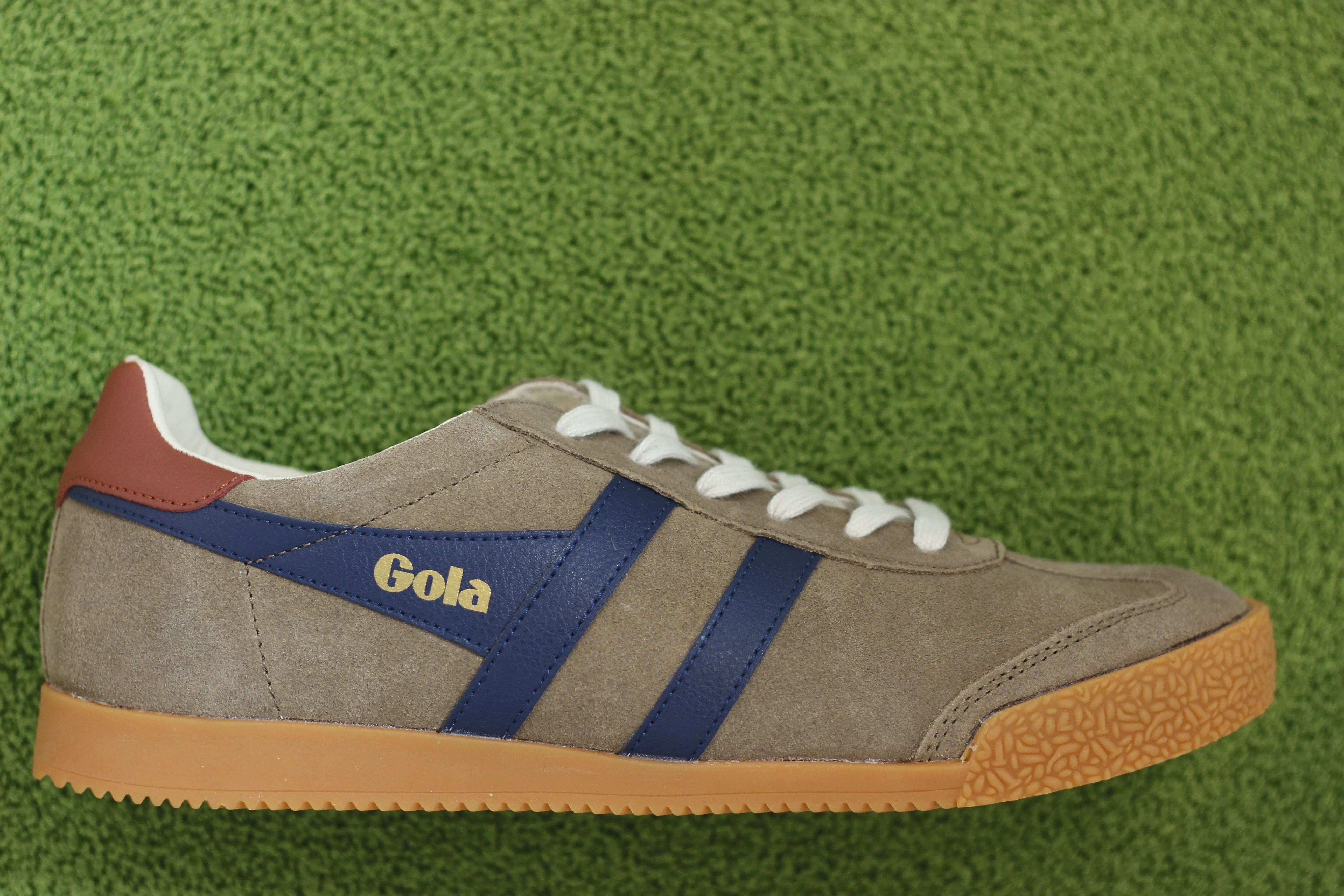 Men's Elan Sneaker  - Tobacco/Navy Suede/Leather