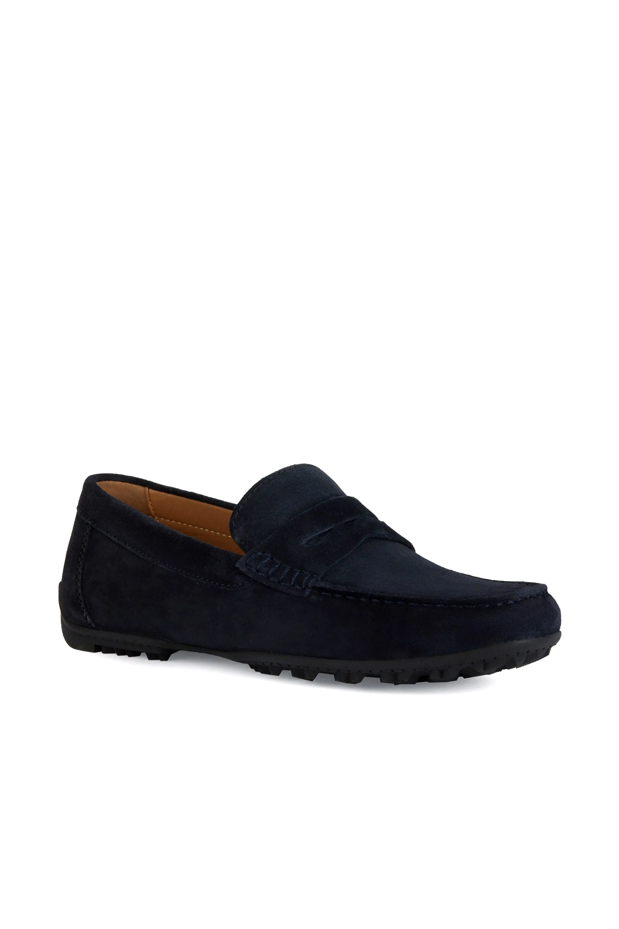 Mens Kosmopolis Suede   Grip Loafers - Navy