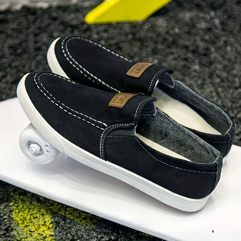 Men's Loafers Casual Shoes With PVC Sole | Light Blue Or Grey