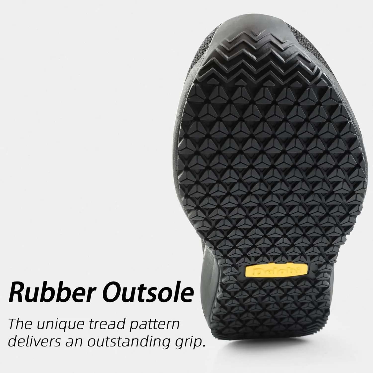 Men's Non Slip Work Shoes Restaurant Waterproof Chef Shoe for Kitchen Hospital Slip-Resistant Air Cushion Sneakers with Easy-Clean Modern Design Breathable Lightweight