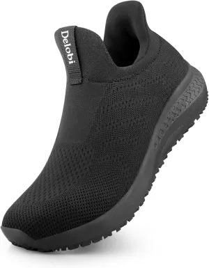 Men's Non Slip Work Shoes Restaurant Waterproof Chef Shoe for Kitchen Hospital Slip-Resistant Air Cushion Sneakers with Easy-Clean Modern Design Breathable Lightweight
