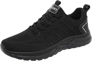 Men's Slip on Walking Shoes Casual Dressy Memory Foam Breathable Mesh Fashion Sneakers Non Slip Arch Support Cushioning Workout Tennis Shoes Wide Width