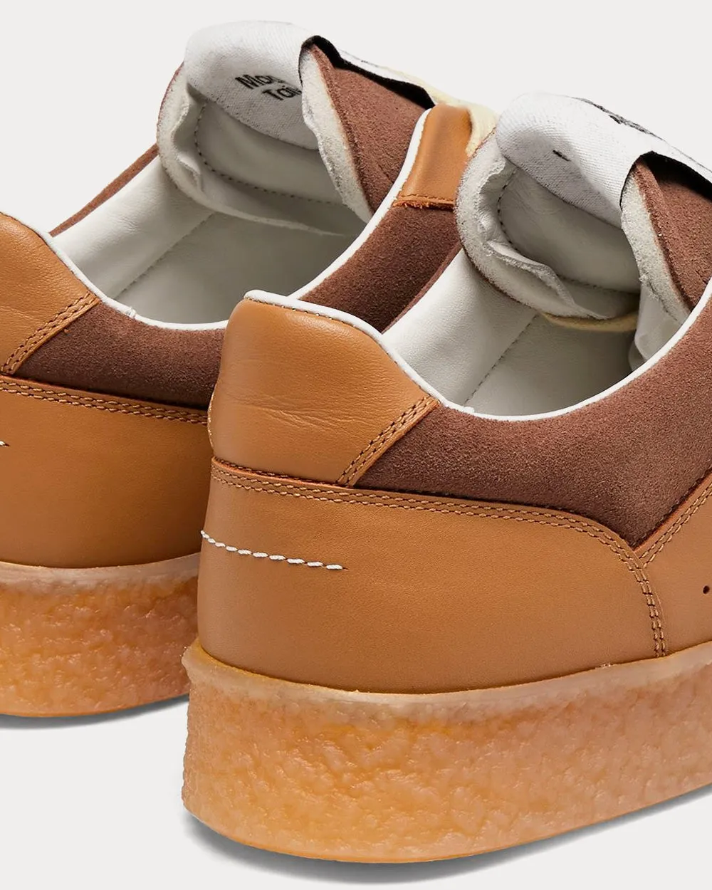 MM6 Court Brown Low Top Sneakers
