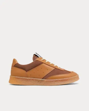 MM6 Court Brown Low Top Sneakers