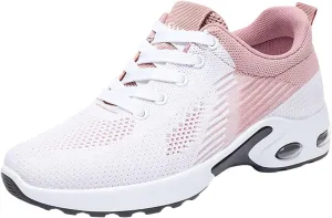 Musabela Orthopedic Shoes for Women Comfortwear Ortho Shoes for Women Plantar Fasciitis Walking Tennis Shoe Arch Support Air Cushion Running Shoe Mesh Breathable Gym Work Fashion Stretch Sneakers