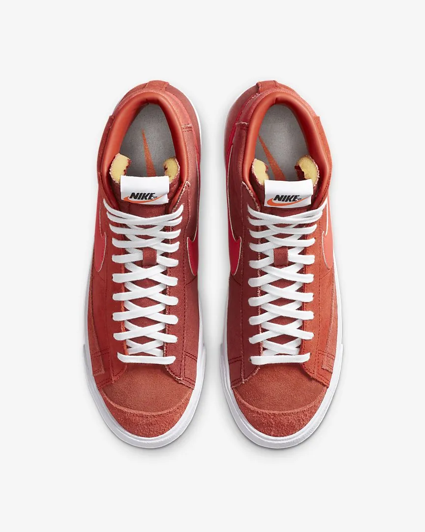 Nike Blazer Mid 77 Vintage Suede Mix Mantra Orange Bright Crimson CZ4609-800