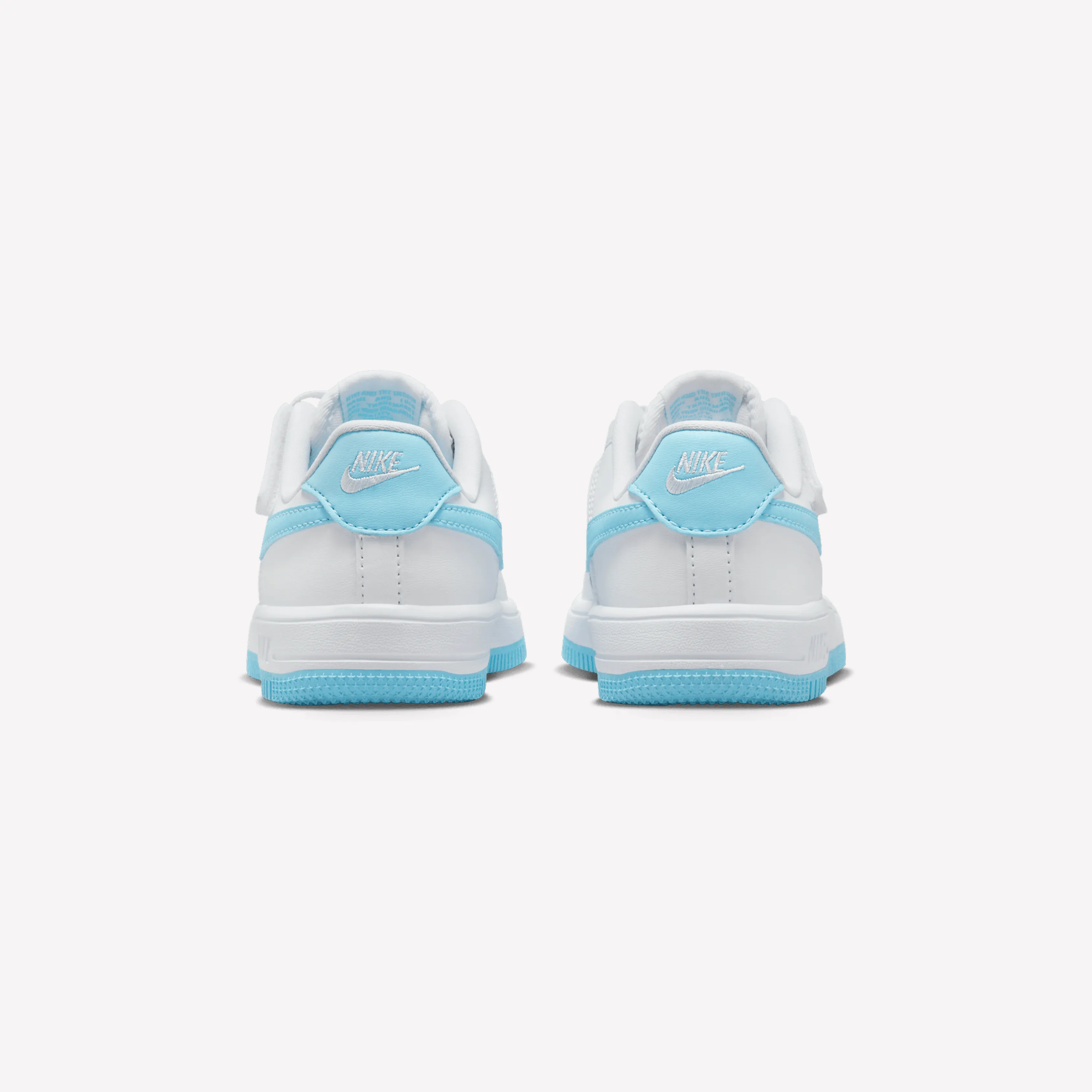 Nike Kids Air Force 1 Low EasyOn - White Blue