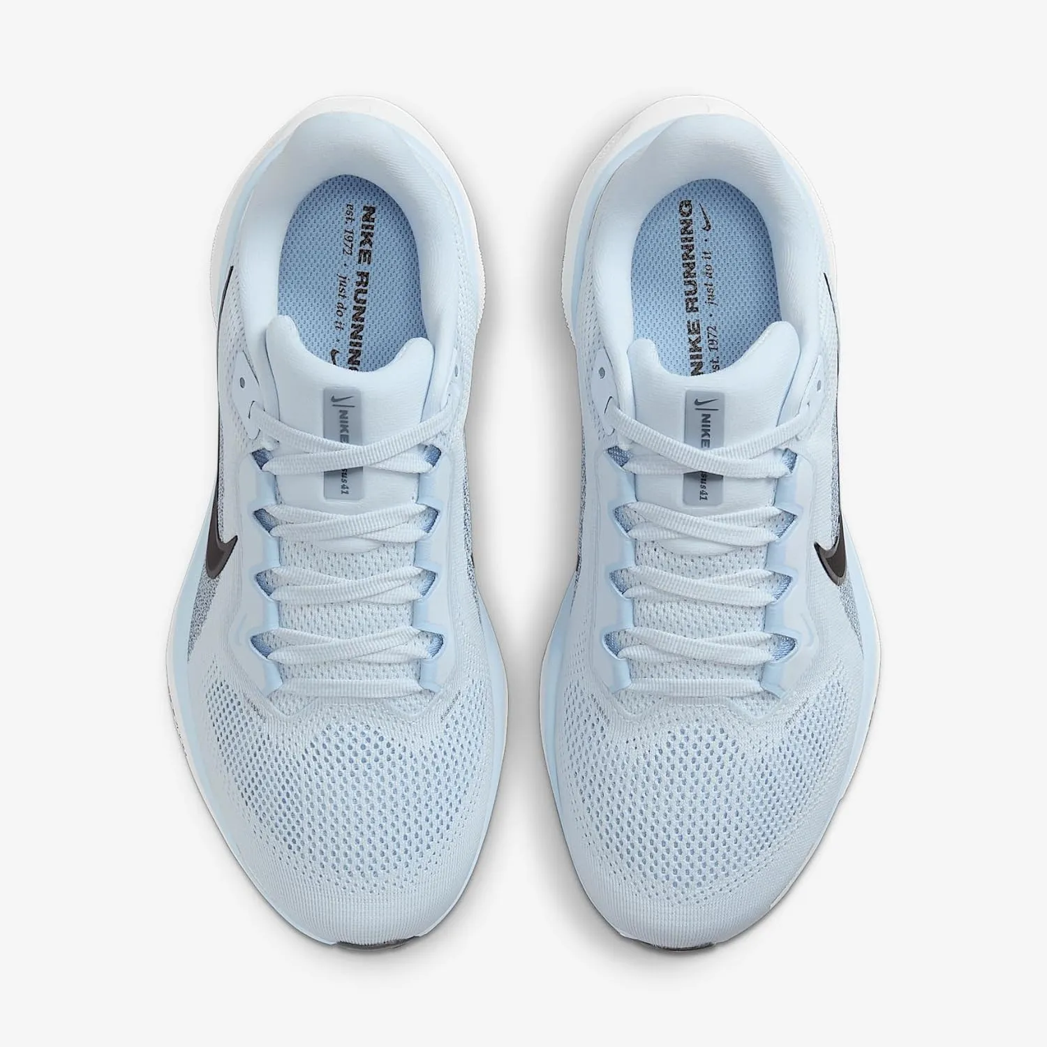 Nike Pegasus 41 Women's Road Running Shoes (Wide) (FQ0965-400, Blue Tint/Psychic Blue/Smokey Blue/Black)