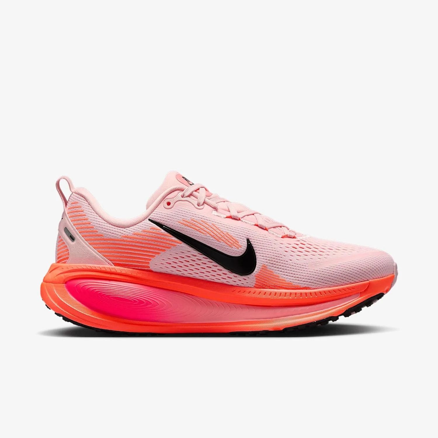 Nike Vomero 18 Women's Road Running Shoes (HM6804-600, Atmosphere/Bright Crimson/Crimson Bliss/Black)