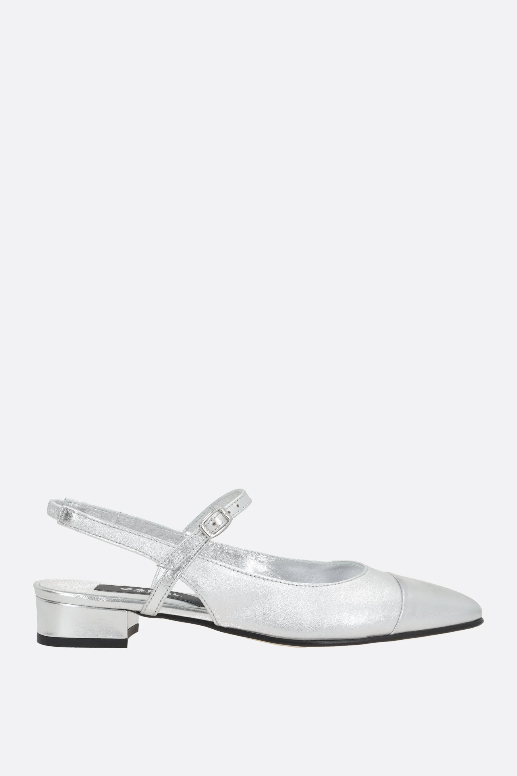 Oceano Laminated Slingback Pumps
