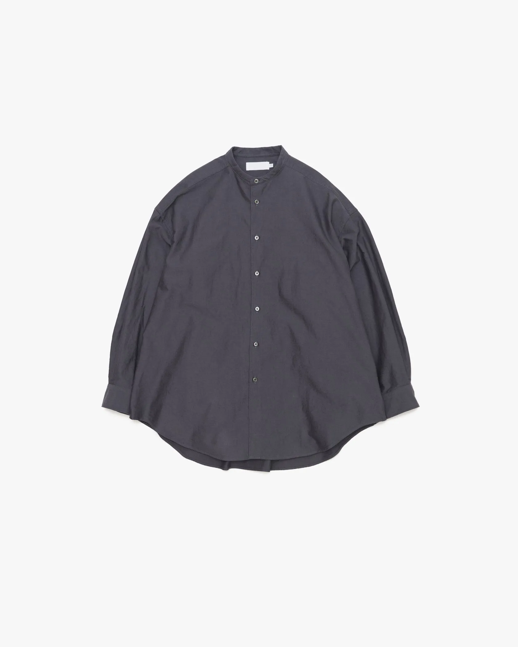 Oxford Oversized Band Collar Shirt