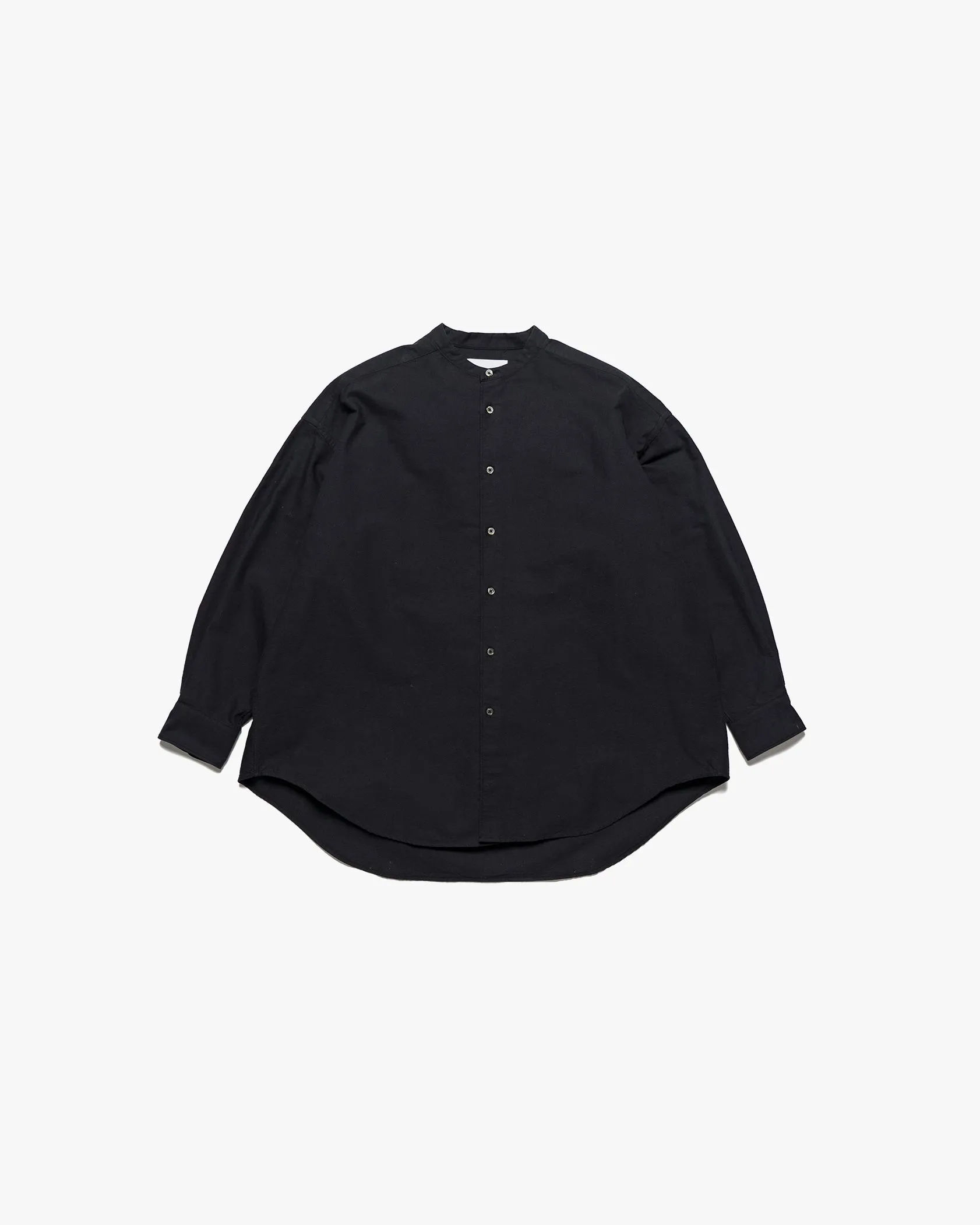 Oxford Oversized Band Collar Shirt