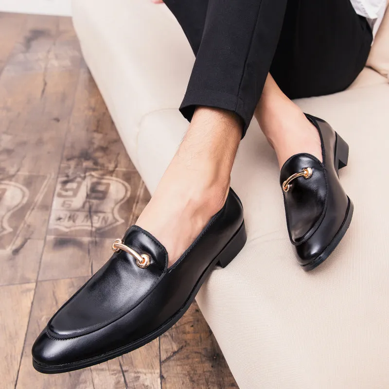 Plus Size Men Formal Wedding Party Loafers Oxford Shoes