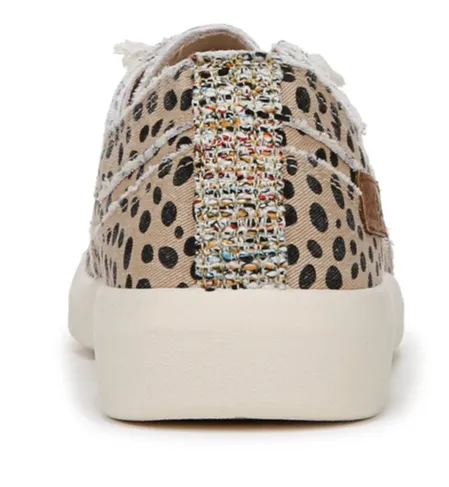"Beachside" Slip On Canvas Sneaker in Pixie Cheetah by Blowfish Malibu