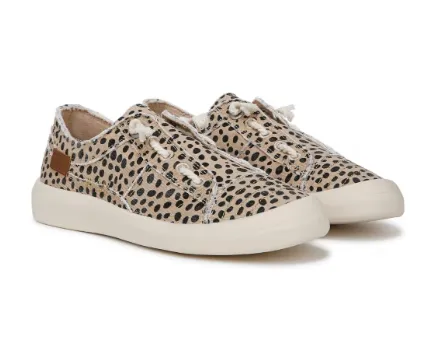 "Beachside" Slip On Canvas Sneaker in Pixie Cheetah by Blowfish Malibu