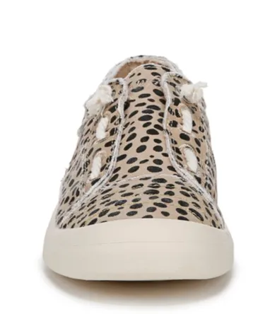 "Beachside" Slip On Canvas Sneaker in Pixie Cheetah by Blowfish Malibu