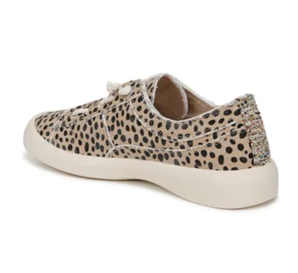 "Beachside" Slip On Canvas Sneaker in Pixie Cheetah by Blowfish Malibu