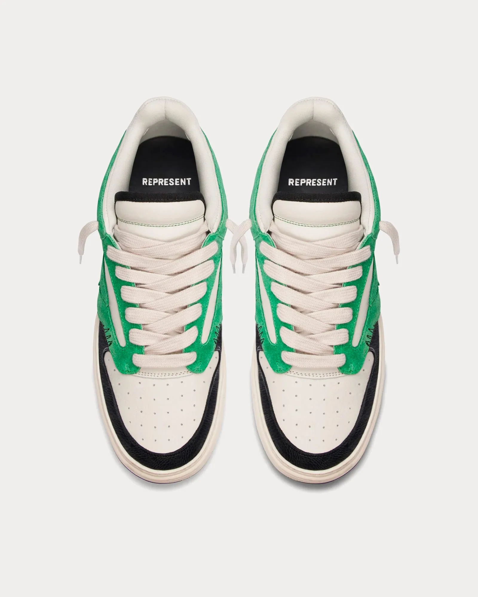 Reptor Low Island Green / Vintage White / Black Low Top Sneakers