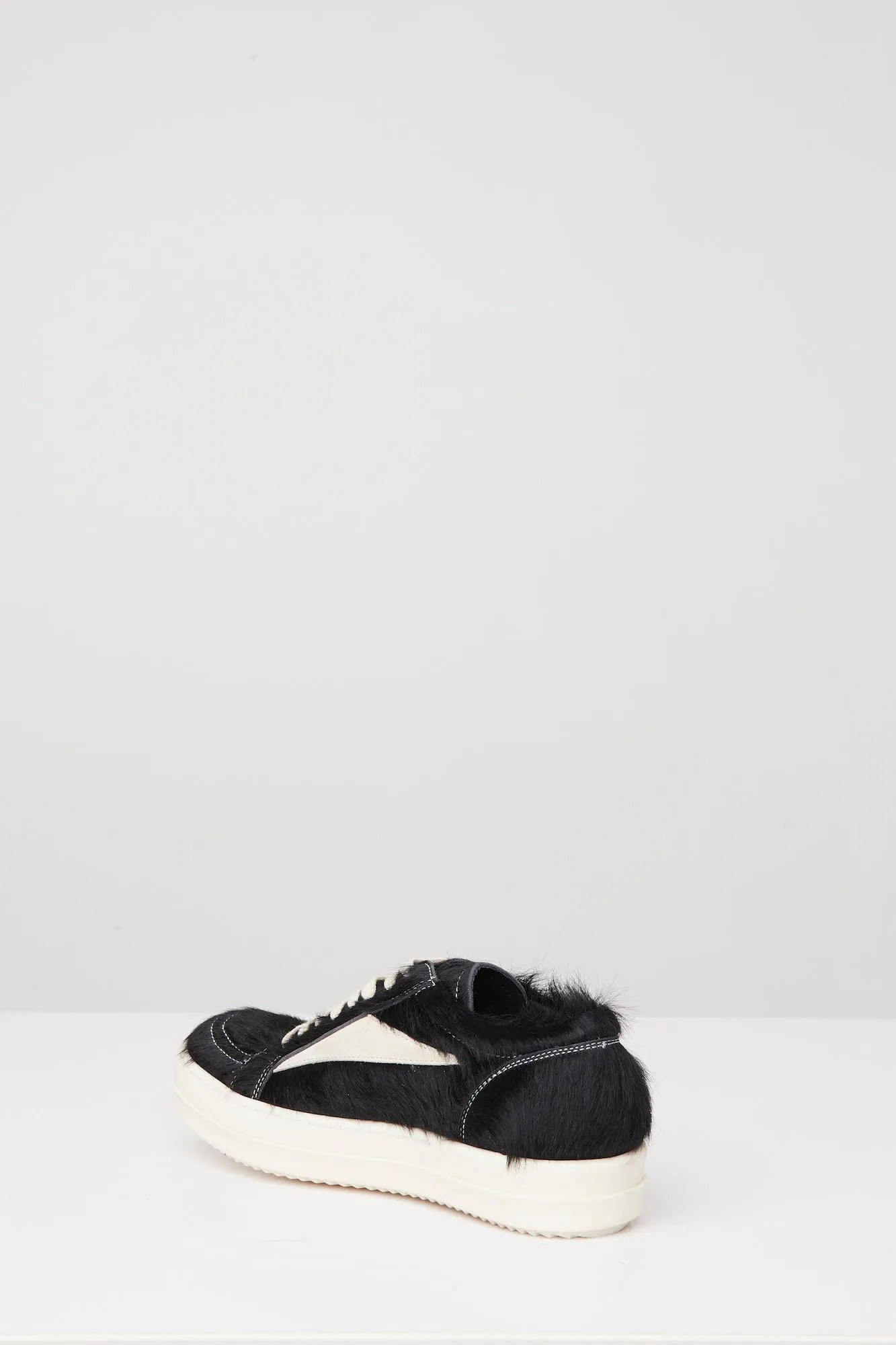 Rick Owens Vintage Sneaks in Black Calf Hair