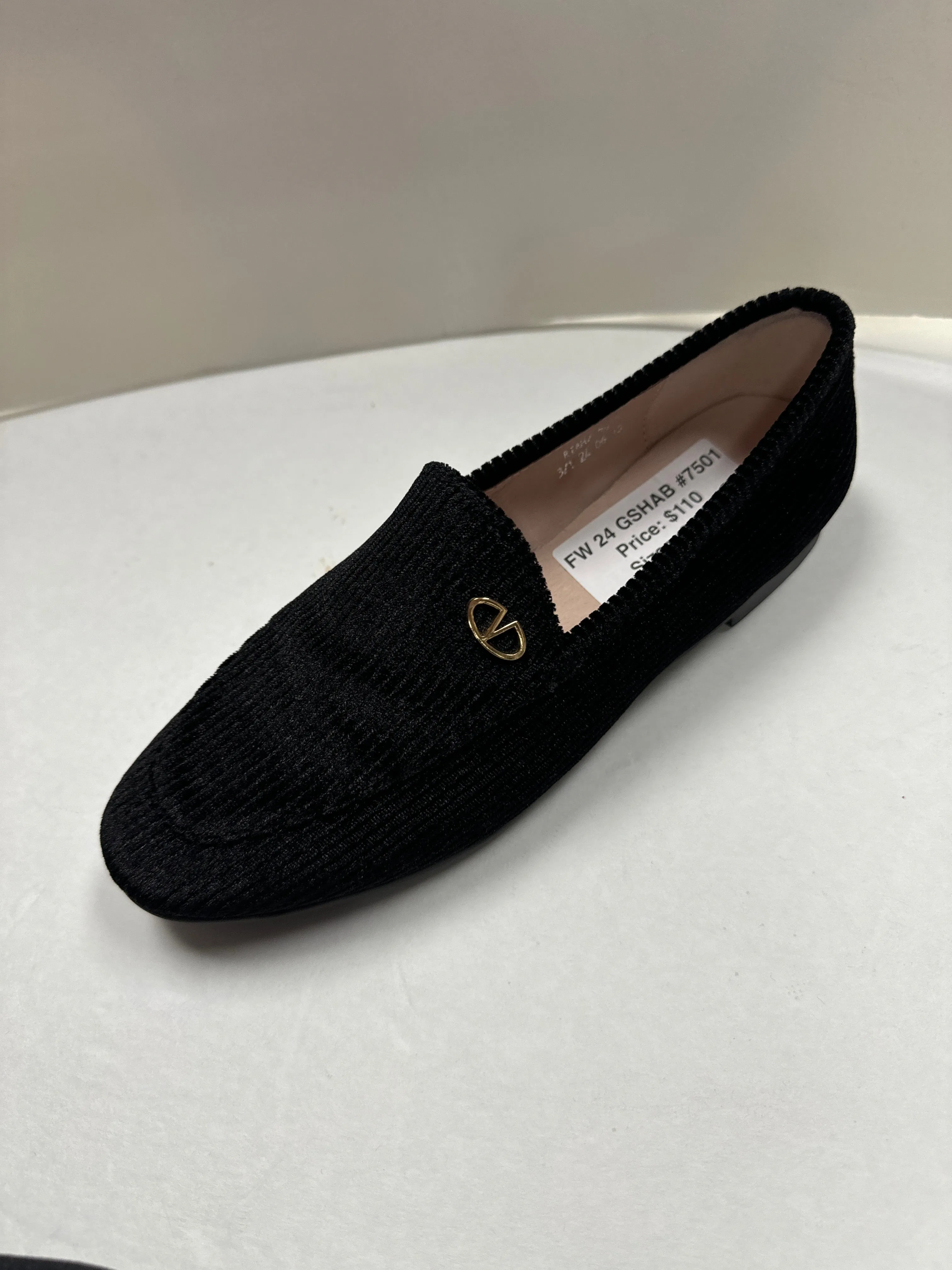 SALE FW24 Venettini Rian7 Velvet Plain V Slip On WJ69982309